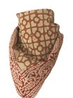 Organic Cotton  Indian Hand Block Print Bandana Scarf