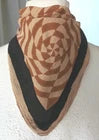 Organic Cotton  Indian Hand Print Bandana Scarf