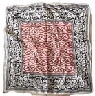 Organic Cotton  Indian Hand Print Bandana Scarf