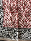 Organic Cotton  Indian Hand Print Bandana Scarf