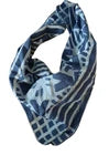 Organic Cotton  Indian Mud Print Bandana Scarf