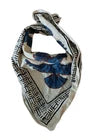 Organic Cotton  Indian Hand Block Print Bandana Scarf