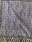 Organic Cotton  Indian Hand Print Bandana Scarf
