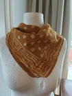 Organic Cotton  Indian Hand Print Bandana Scarf