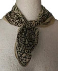 Organic Cotton  Indian Hand Print Bandana Scarf