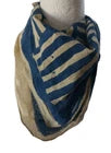 Organic Cotton  Indian Hand Block Print Bandana Scarf