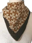 Organic Cotton  Indian Hand Print Bandana Scarf