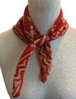 Organic Cotton  Indian Hand Print Bandana Scarf