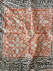 Organic Cotton  Indian Hand Block Print Bandana Scarf