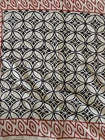 Organic Cotton  Indian Hand Block Print Bandana Scarf