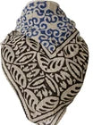 Organic Cotton  Indian Hand Block Print Bandana Scarf