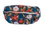 Genuine Quilted Cotton Indian Block Print Wash Bag, Makeup Bag