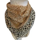 Organic Cotton  Indian Hand Block Print Bandana Scarf