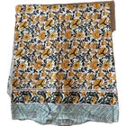 Hand Block Print Indian Cotton Oversize Scarf, Sarong, Throw, Beach Cover,