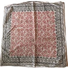 Organic Cotton  Indian Hand Block Print Bandana Scarf