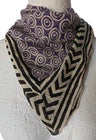 Organic Cotton  Indian Hand Print Bandana Scarf
