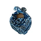 Organic Cotton  Indian Mud Print Bandana Scarf