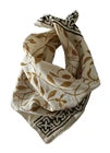 Organic Cotton  Indian Hand Block Print Bandana Scarf