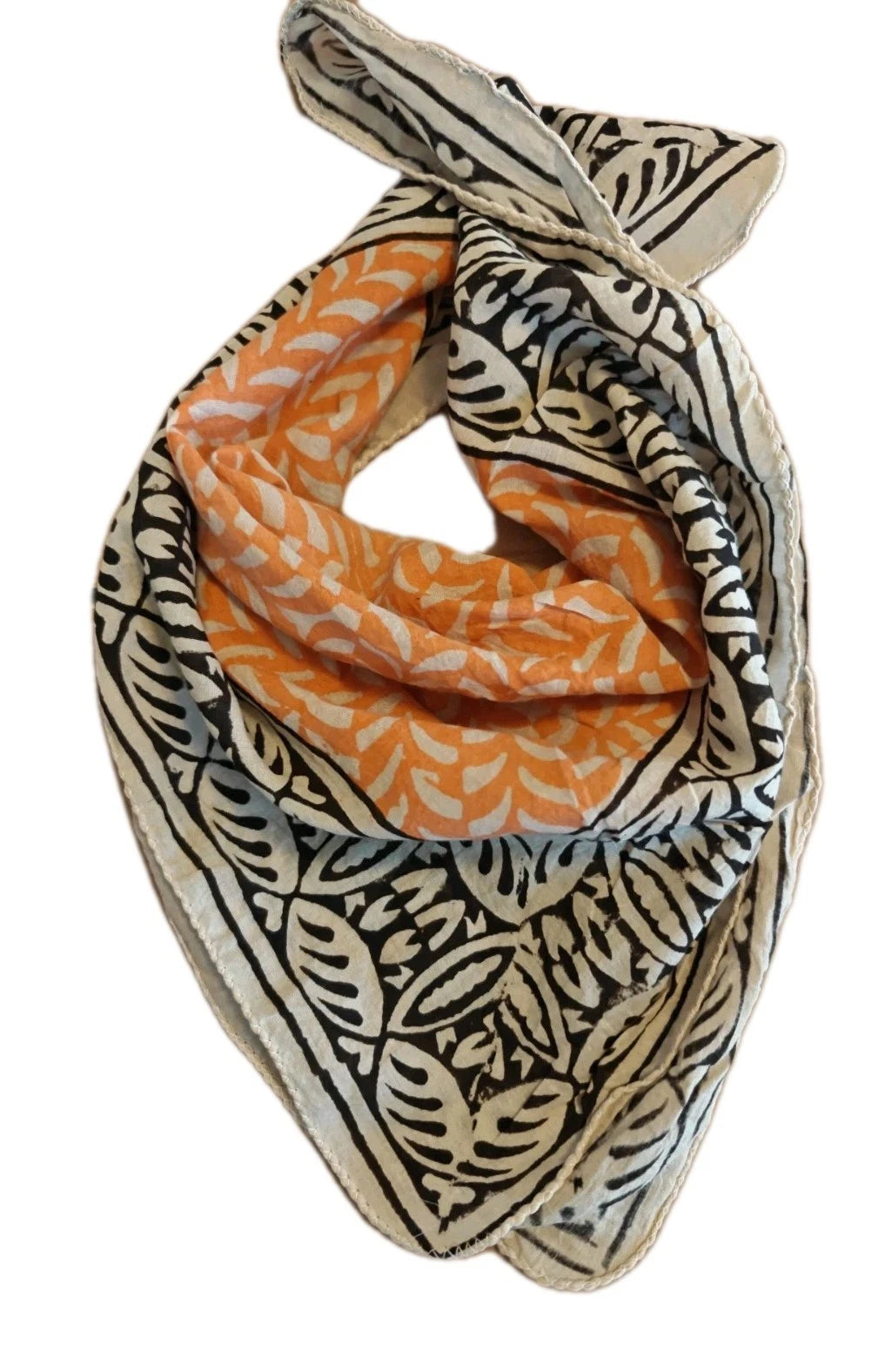 Organic Cotton  Indian Hand Block Print Bandana