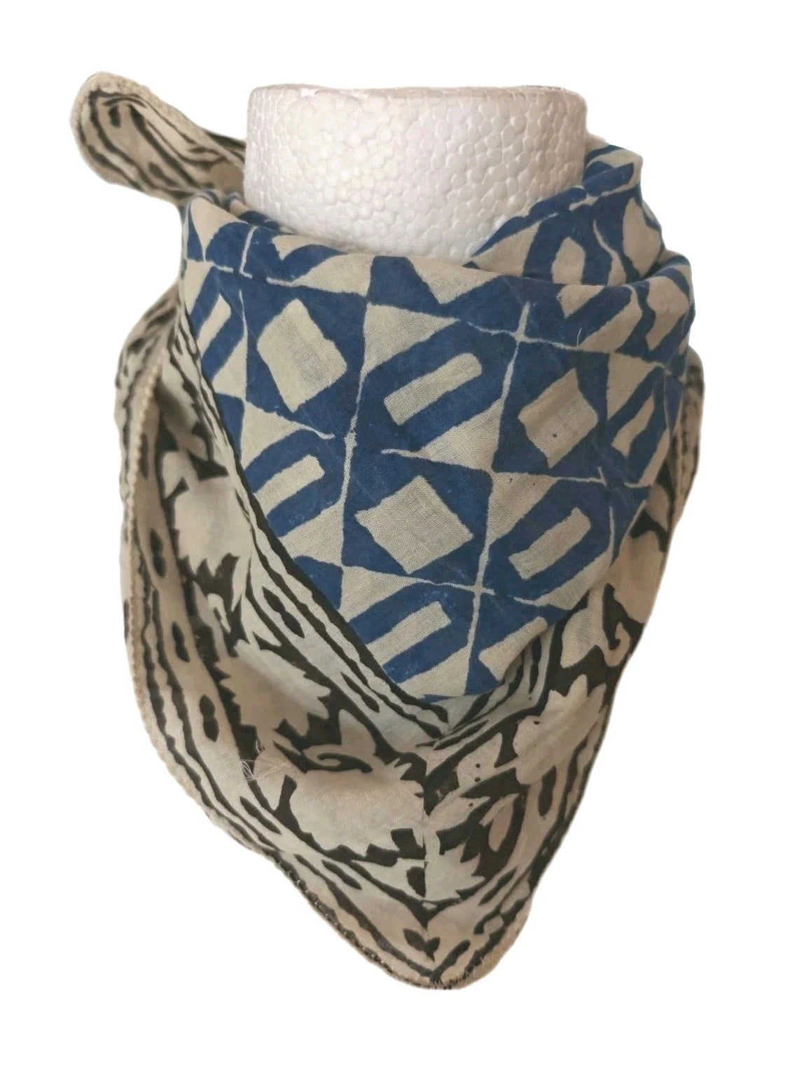 Organic Cotton  Indian Hand Block Print Bandana