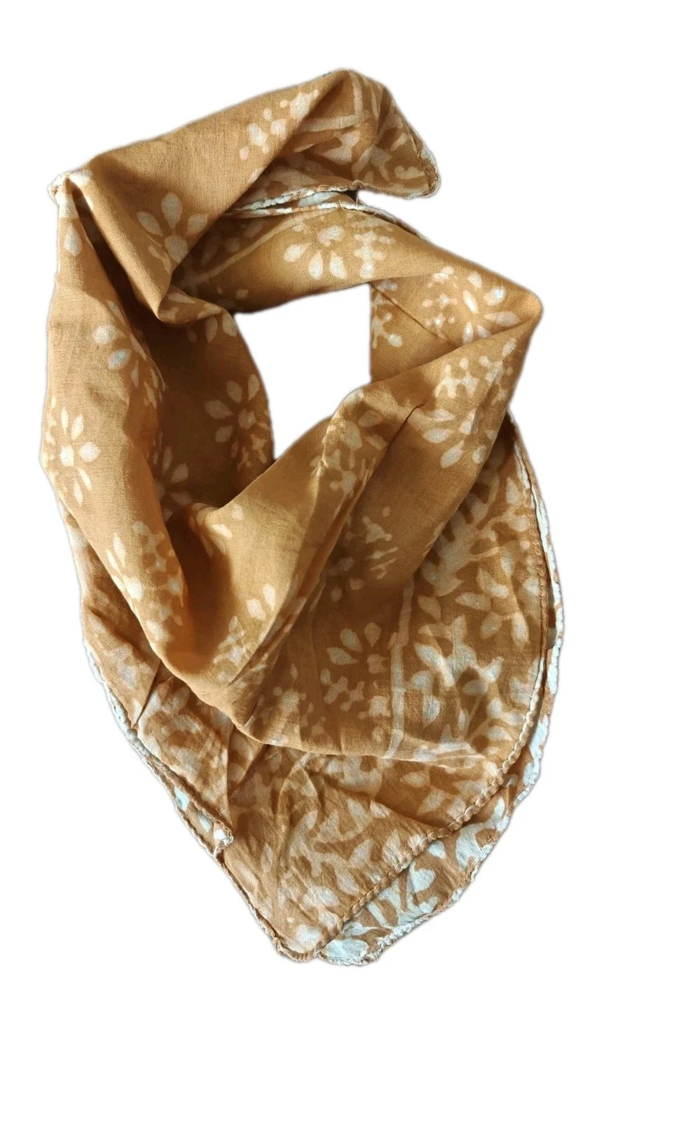Cotton  Indian Hand Print Bandana Scarf