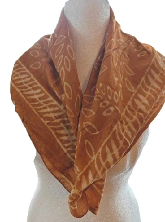 Indian Hand Block Print Large Bandana Scarf