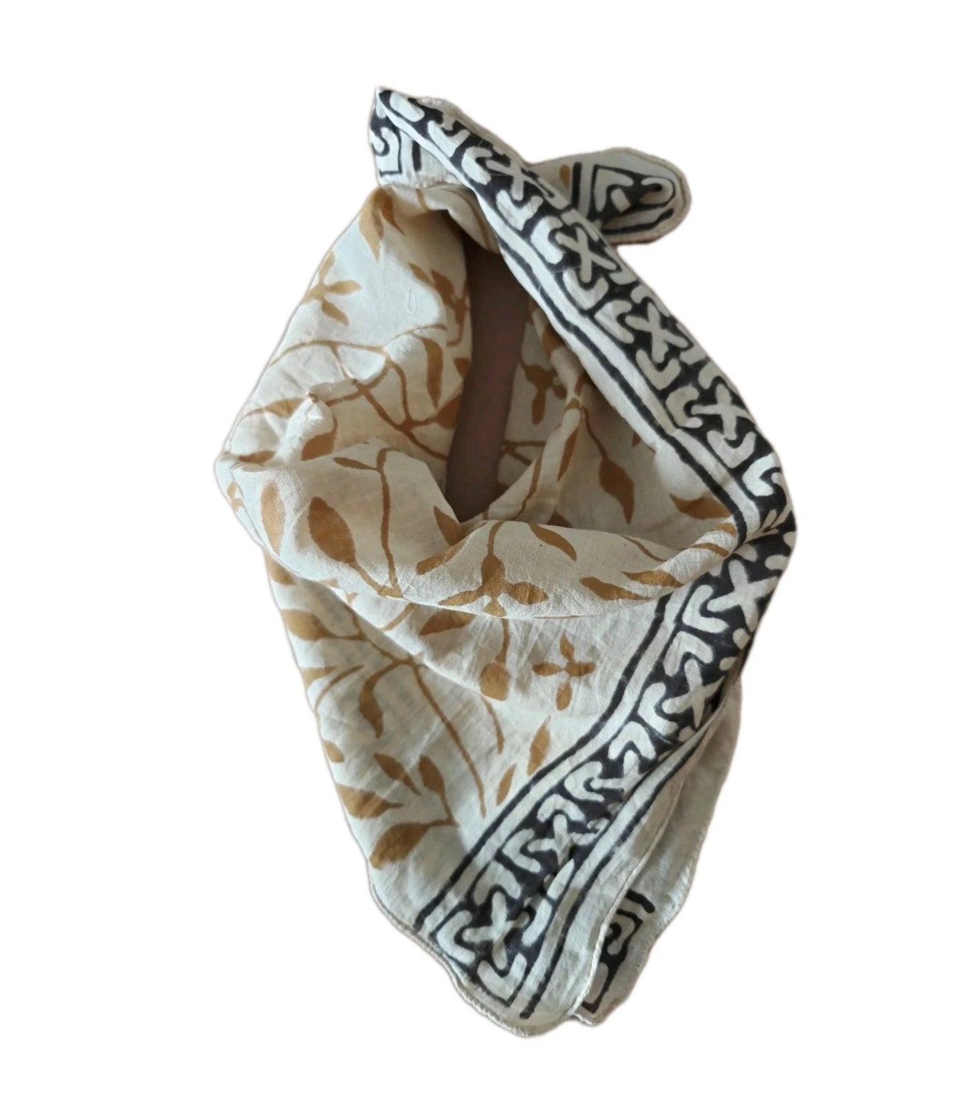 Organic Cotton  Indian Hand Block Print Bandana