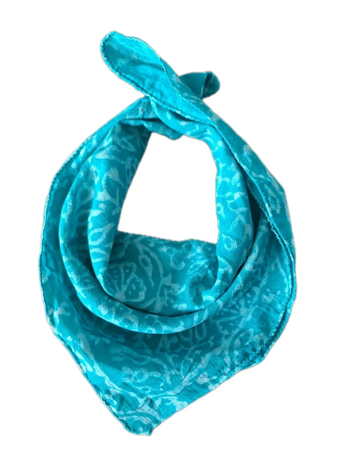 Cotton  Indian Hand Print Bandana Scarf