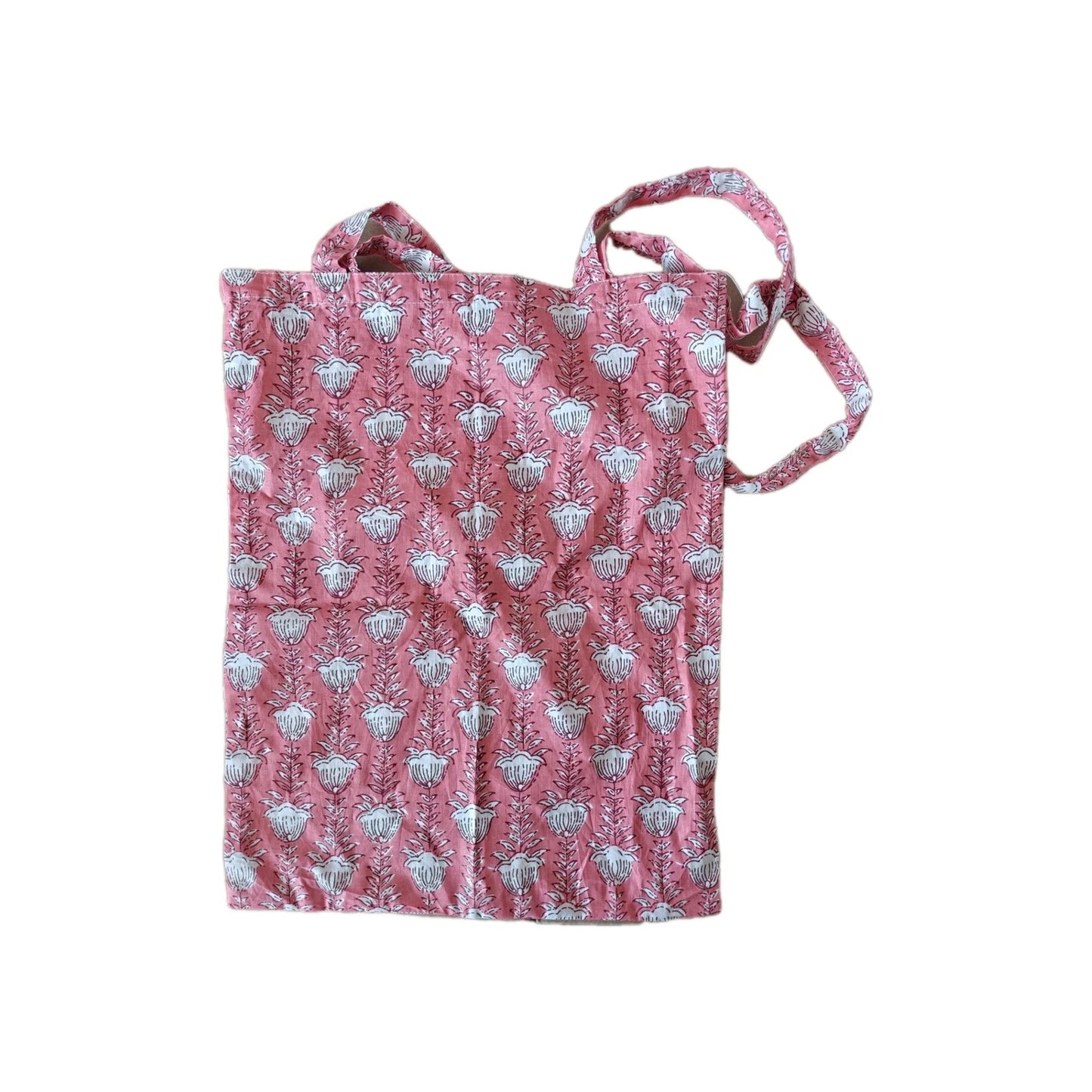 Indian Hand Block Print Cotton Tote Bag