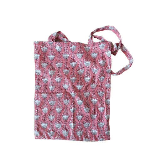 Indian Hand Block Print Cotton Tote Bag