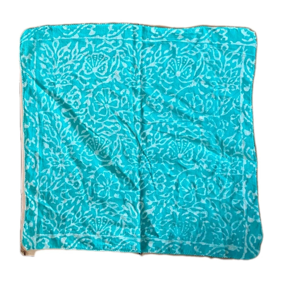 Cotton  Indian Hand Print Bandana Scarf
